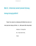 Bài 6 - Informal email (email khong trang trọng)-phần3