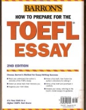 How to prepare for the toefl essay 2nd edition part 1