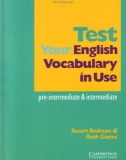 Test Your English Vocabulary in Use pre-intermadiate & intermediate