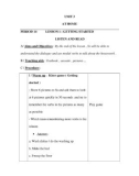 Giáo án Anh văn lớp 8 - UNIT 3 AT HOME - PERIOD 14 - LESSON 1 : GETTING STARTED LISTEN AND READ