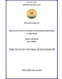 Tóm tắt Luận văn Thạc sĩ Luật kinh tế: Pháp luật về xử lý hành vi xâm phạm nhãn hiệu tại Việt Nam