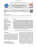 Research on technical solution of displacement and deformation monitoring of high-rise buildings in real time