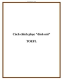 Cách chinh phục đỉnh núi TOEFL