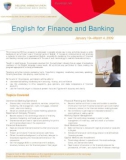 English for finance and banking