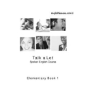 Talk a Lot - Spoken English Course - Book 1