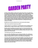 The garden party