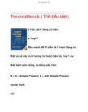 The conditionals ( Thể điều kiện) I)