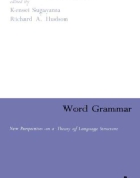 Word Grammar New Perspectives on a Theory of Language Structure.