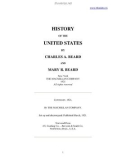 HISTORY OF THE UNITED STATES - CHARLES A. BEARD Part 1