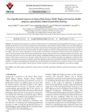 Use of geothermal resources in Konya Plain Project (KOP) Region for tourism, health purposes, agricultural, industrial and distict heating