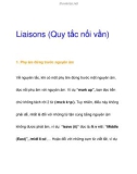 Liaisons (Quy tắc nối vần)