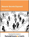 resume secrets exposed