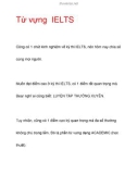 Từ vựng IELTS