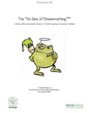 The 'Six Sins of GreenwashingTM' - A Study of Environmental Claims in North American Consumer Markets