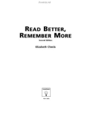 READ BETTER, REMEMBER MORE