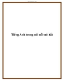 Tiếng Anh trong nói nối-nói tắt