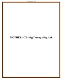 MOTHER – Từ 'đẹp' trong tiếng Anh.