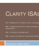 CLARITY ISAS