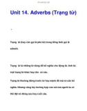 Adverbs (Trạng từ)