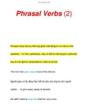 Phrasal Verbs (2)