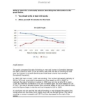 Write a report for a university lecturer describing the information in the graph below