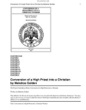 Conversion of a High Priest into a Christian Worker