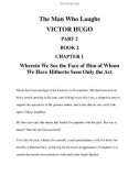 The Man Who Laughs VICTOR HUGO PART 2 BOOK 2 CHAPTER 1