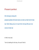 Present perfect