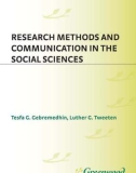 Ebook Research methods and communication in the social sciences - Tesfa G. Gebremedhin, Luther G. Tweeten