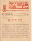 Toán học và tuổi trẻ Số 135 (1/1984)