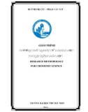 Giáo trình Phương pháp nghiên cứu khoa học chuyên ngành Hóa học: Phần 1 - Trường ĐH Thủ Dầu Một