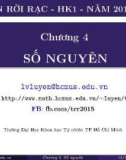 Bài giảng Toán rời rạc: Chương 4 - Lê Văn Luyện