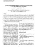 Phân tích đồng thời Sb(III) và Sb(V) sử dụng kỹ thuật chiết pha rắn và phổ hấp thụ nguyên tử - hiđrua hóa