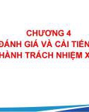 Bài giảng Quản trị thực hành trách nhiệm xã hội - Chương 4: Đánh giá và cải tiến thực hành trách nhiệm xã hội (Trình độ Thạc sĩ)