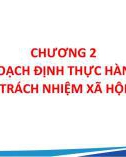 Bài giảng Quản trị thực hành trách nhiệm xã hội - Chương 2: Hoạch định thực hành trách nhiệm xã hội (Trình độ Thạc sĩ)