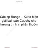 Bài giảng Phương pháp tính: Chương 12 - Hà Thị Ngọc Yến