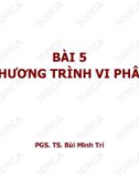 Bài giảng Toán cao cấp: Bài 5 - PGS. TS. Bùi Minh Trí