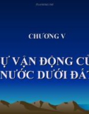 Bài giảng Địa chất thủy văn đại cương: Chương 5 - Sự vận động của nước dưới đất