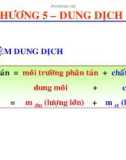 Bài giảng Hóa đại cương: Chương 5 - Nguyễn Văn Hòa