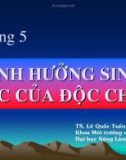 Bài giảng Độc chất học môi trường: Chương 5 - PGS. TS. Lê Quốc Tuấn