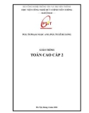 Giáo trình Toán cao cấp 2 - PGS. TS Phạm Ngọc Anh, PGS. TS Lê Bá Long