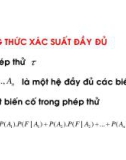 Công thức xác suất đầy đủ