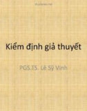 Bài giảng Xác suất thống kê ứng dụng: Lecture 8 - PGS.TS. Lê Sỹ Vinh