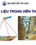 Bài giảng Địa tin học - Dữ liệu viễn thám