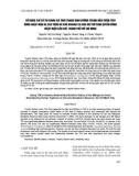 Sử dụng chỉ số TDI đánh giá tình trạng dinh dưỡng trong nền trầm tích rừng ngập mặn bị xáo trộn do bão Durian tại Khu dự trữ sinh quyển rừng ngập mặn Cần Giờ, Thành phố Hồ Chí Minh