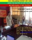 Bài giảng Sản xuất sạch hơn: Chương 2 - Cao Trường Sơn