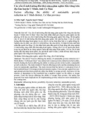 Các yếu tố ảnh hưởng đến khả năng giảm nghèo bền vững trên địa bàn huyện U Minh, tỉnh Cà Mau