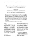 Dẫn liệu bước đầu về thành phần loài Côn trùng nước tại Rừng phòng hộ Đắk Mi, tỉnh Quảng Nam