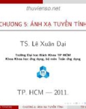 Bài giảng Đại số tuyến tính: Chương 5 - Lê Xuân Đại