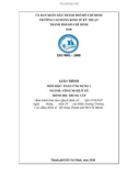 Giáo trình Toán ứng dụng 1 (Nghề: Công nghệ ô tô) - CĐ Kinh tế Kỹ thuật TP.HCM